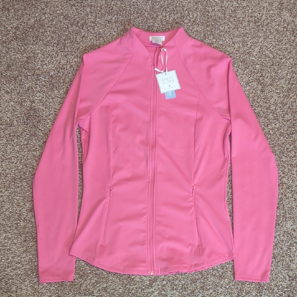 NWT Sigrid Olsen Zip-Up Jacket